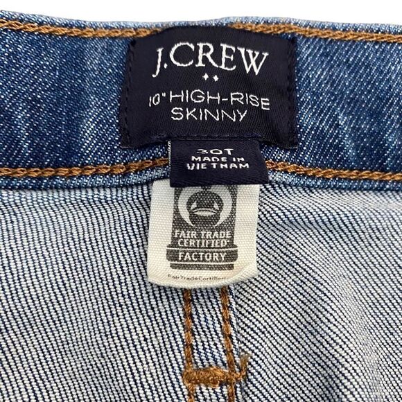 J. Crew 10" High Rise Skinny Jeans 30T - Picture 3 of 4